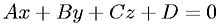Equation of a Plane