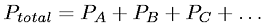Total Gas Pressure as Sum of Partial Pressures