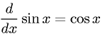 Derivative of Sine